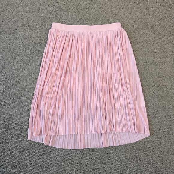 Torrid Plus Size Knit Pleated Pink Midi Skirt US Women's 2 Plus - Picture 2 of 7